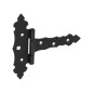 ZOB 100 Zawias ozdobny czarny 130x100x30x2,0 ZOB 100 Zawias ozdobny czarny 130x100x30x2,0