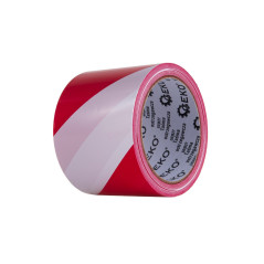 Taśma ostrzegawcza biało-czerwona 100m x 75mm