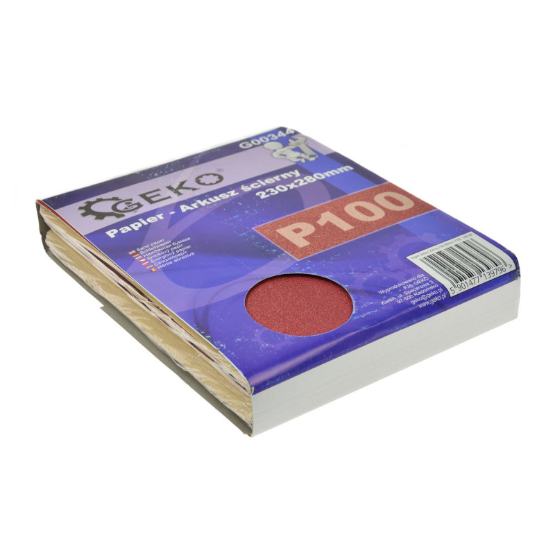 Papier ścierny P100 - arkusz 230x280mm Papier ścierny P100 - arkusz 230x280mm