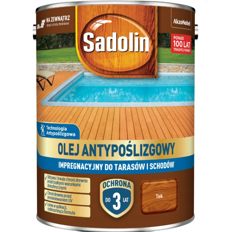 Sadolin Olej antypoślizgowy - TEK - 2,5l