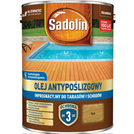 Sadolin Olej antypoślizgowy - DĄB- 2,5l