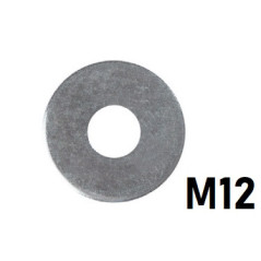 Podkładka okrągła powiększona M12 - 100g.