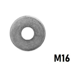 Podkładka okrągła do konstrukcji drewnianych M16 - 100g.
