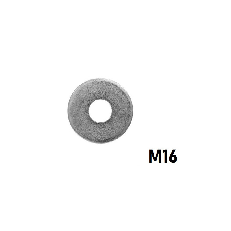 Podkładka okrągła do konstrukcji drewnianych M16 - 100g. Podkładka okrągła do konstrukcji drewnianych M16 - 100g.