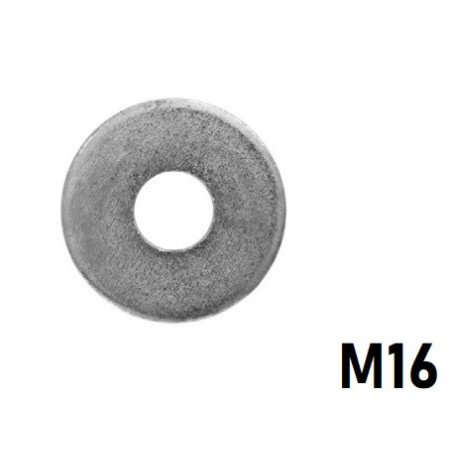Podkładka okrągła do konstrukcji drewnianych M16 - 100g.