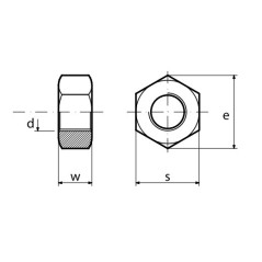 Nakrętka 6-kątna M12 - 100g.
