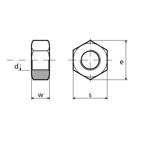 Nakrętka 6-kątna M12 - 100g.