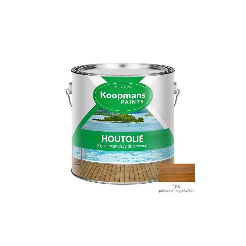 Olej impregnujący HOUTOLIE - 2,5l - 108 Palisander argentyński - Koopmans