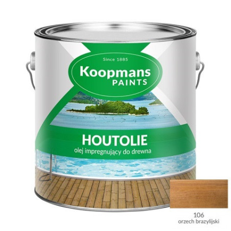 Olej impregnujący HOUTOLIE - 5l - 106 Orzech brazylijski - Koopmans