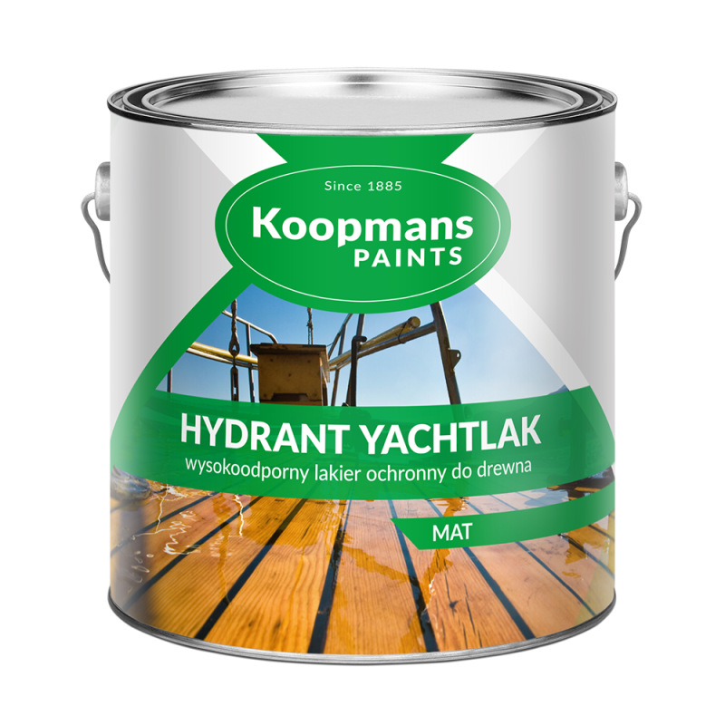 Lakier Wysokoodporny HYDRANT YACHTLAK - 0,75l MAT- Koopmans