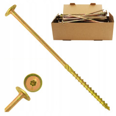 Wkręty ciesielskie 10 x 280 WCT AZMET talerzowe 25 SZT