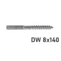 Śruba dwugwintowa DW 8 x 140 - 10szt.
