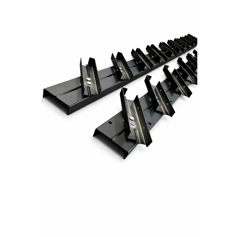 Aluminiowy mechanizm żaluzji ogrodowych - komplet czarny 107 cm