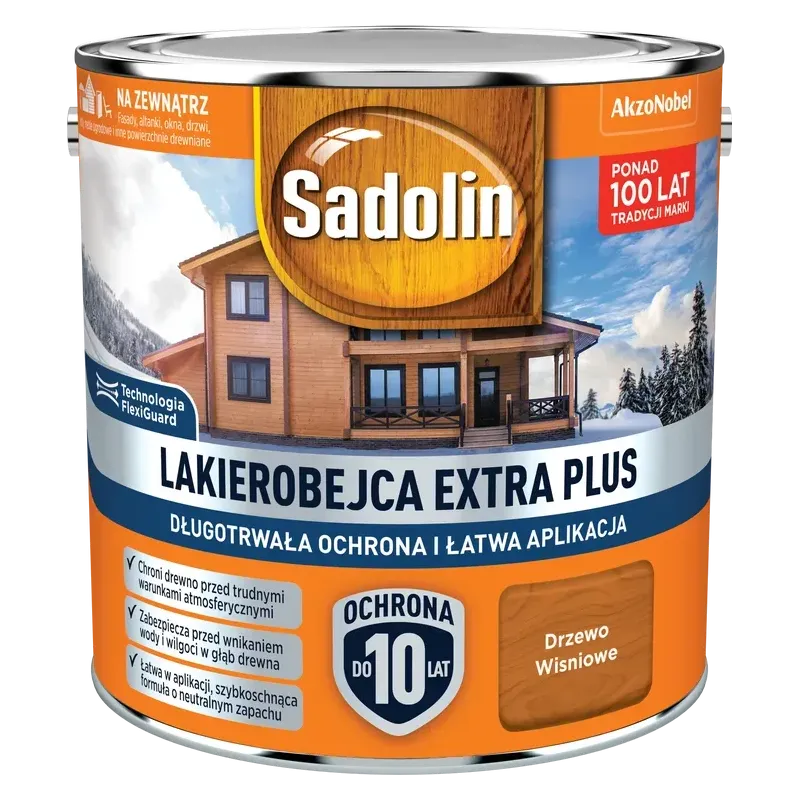Sadolin Extra Plus - 2,5l - Drzewo wiśniowe