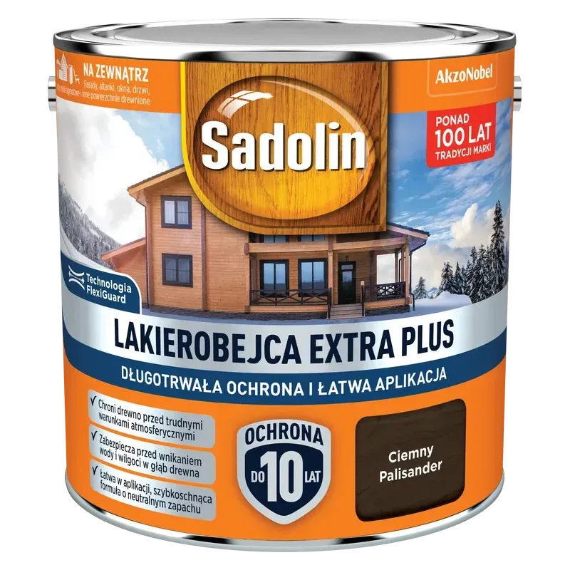Sadolin Extra Plus - 2,5l - Ciemny palisander