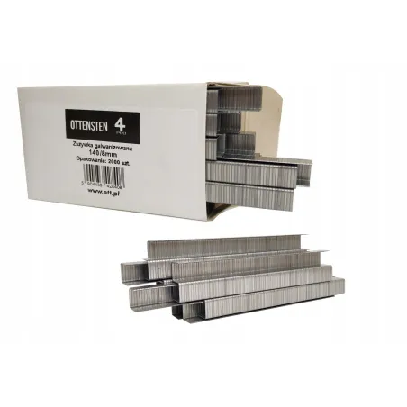 Zszywki 4PRO typ 140 8 mm 2000 szt. ocynkowane