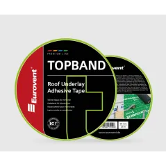 Taśma Eurovent TOPBAND 50 mm x 25 m do membran dachowych