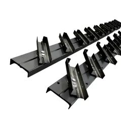 Mechanizm żaluzji ogrodowych 36,2 cm czarny komplet
