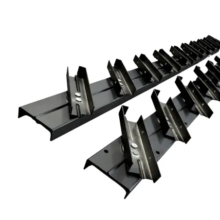 Mechanizm żaluzji ogrodowych 36,2 cm czarny komplet