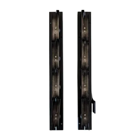 Aluminiowy mechanizm żaluzji ogrodowych - komplet czarny 36,8 cm