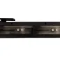 Aluminiowy mechanizm żaluzji ogrodowych - komplet czarny 107,60 cm