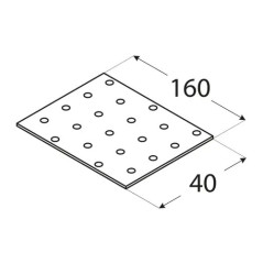 PP 4 PŁYTKA 40X160X2,0mm